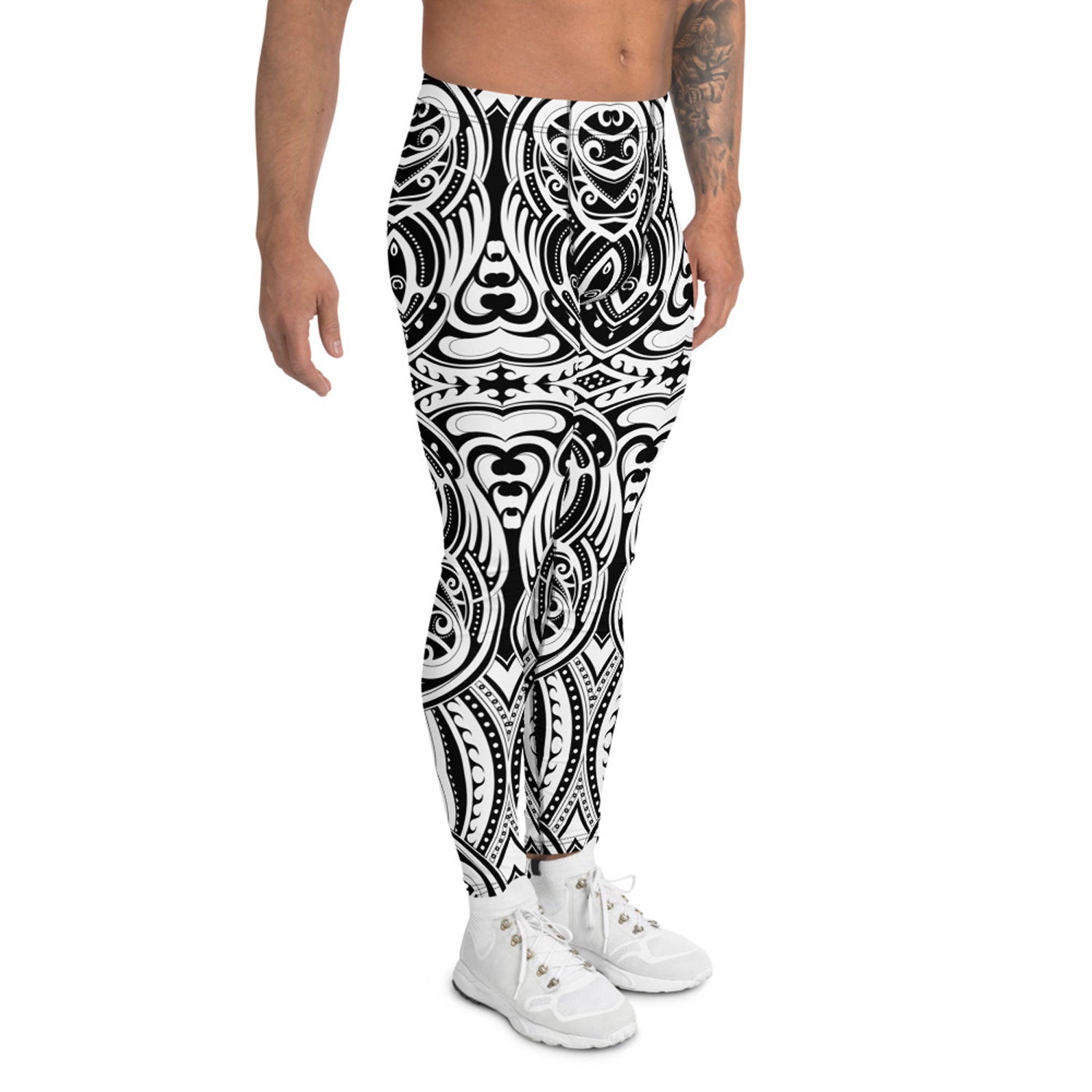 Maori Tattoo Inspired Leggings for Men – Found By Me - Everyday Clothing &  Accessories