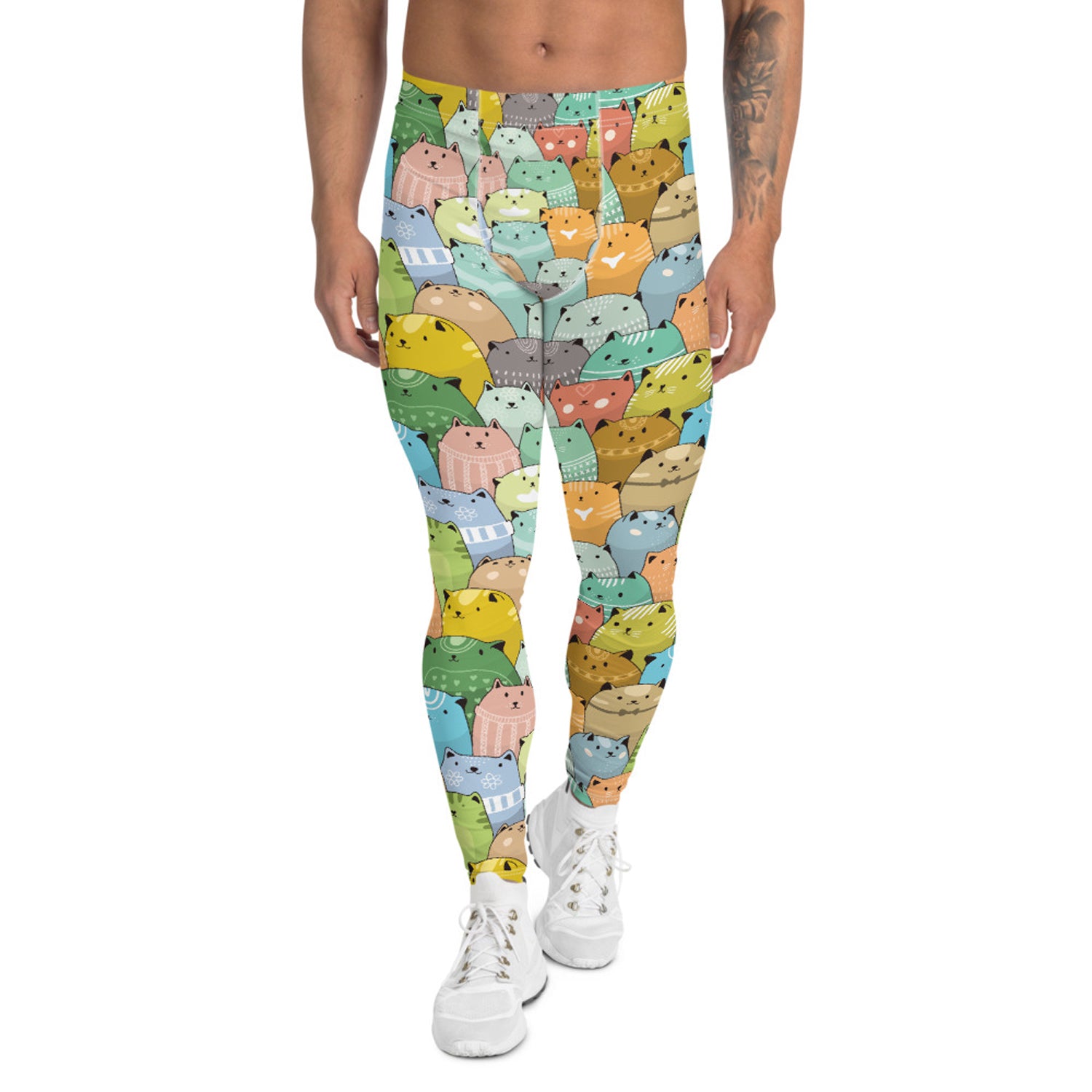 Cute Cat Leggings for Men – Found By Me - Everyday Clothing & Accessories